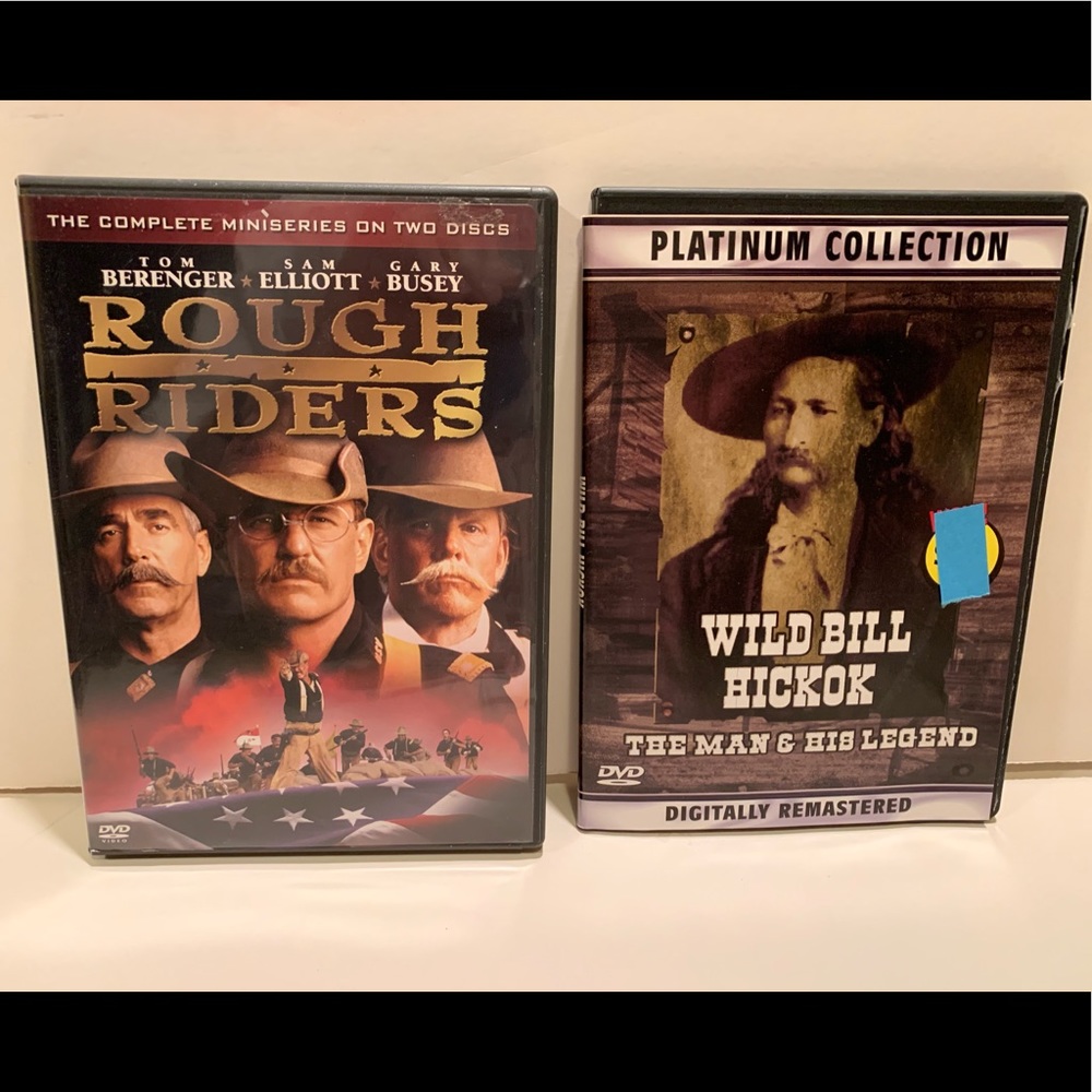 LOT OF 2 WILD WEST THEMED DVD’S.